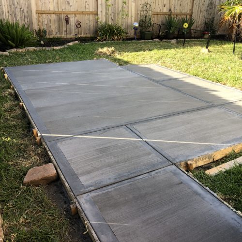 concrete slabs for shed